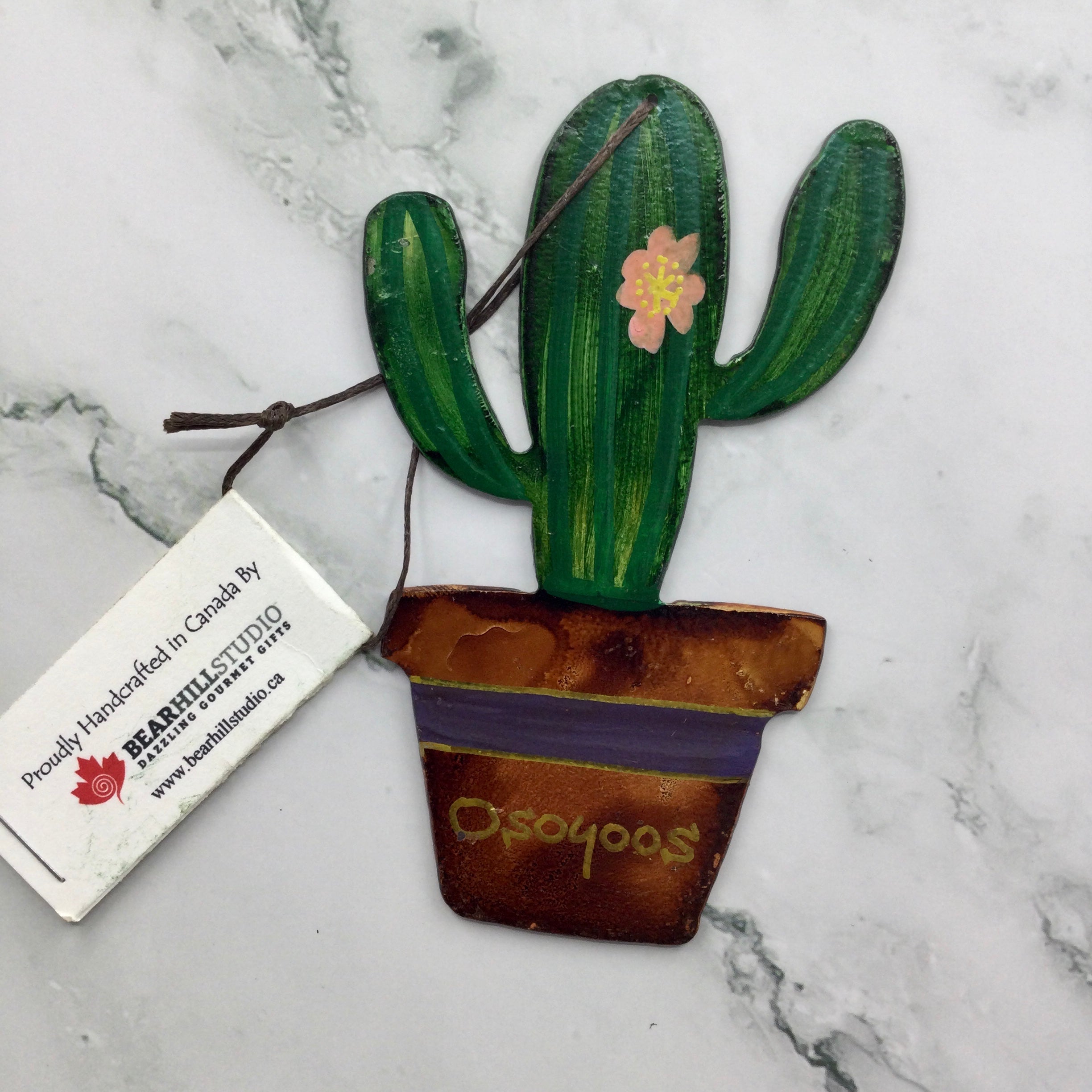 Hand Painted Metal Osoyoos Ornament