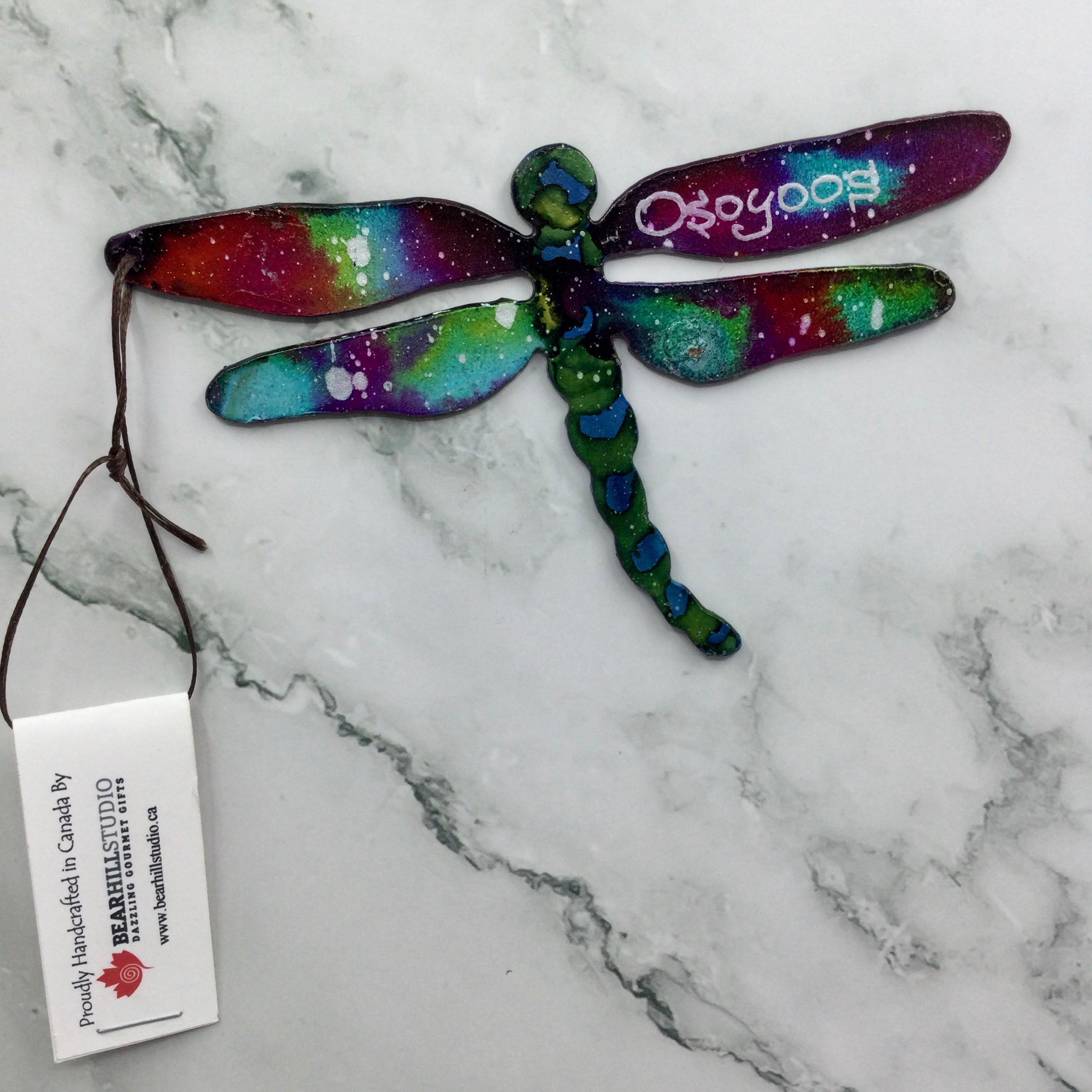 Hand Painted Metal Osoyoos Ornament