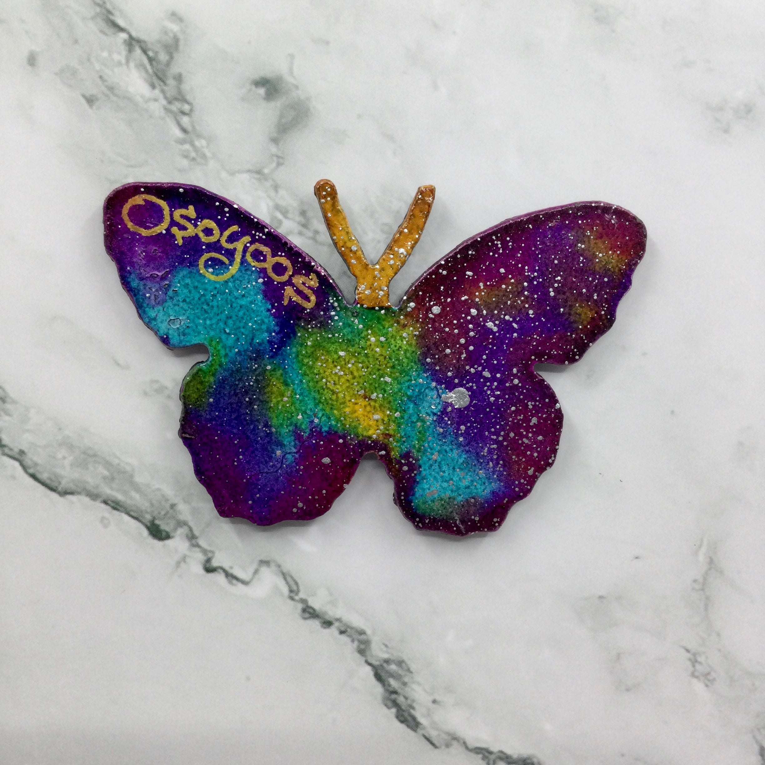 Hand Painted Metal Osoyoos Magnet