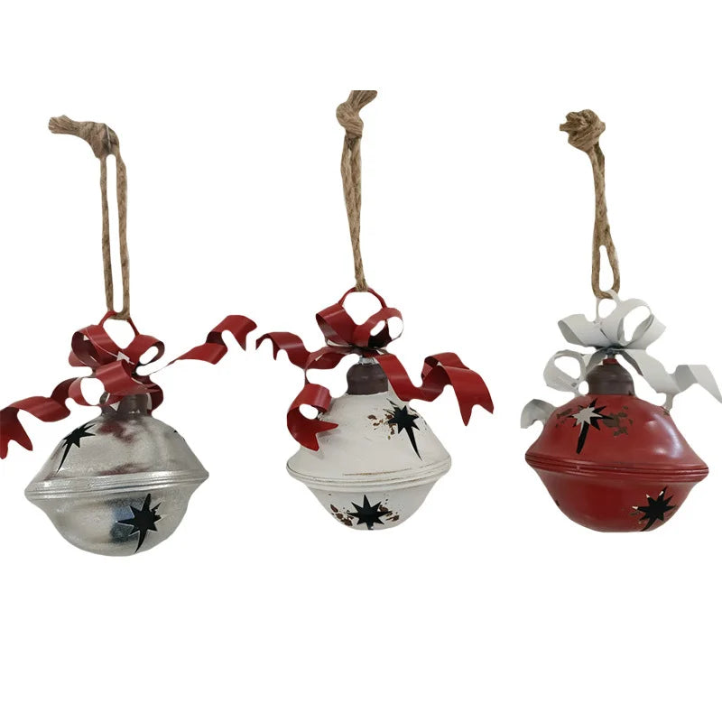 Bell with Bow - Three Bells: Silver Bell, White Bell & Red Bell