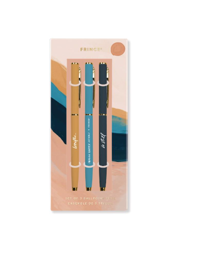 Ballpoint Pen Set of 3 - Sun
