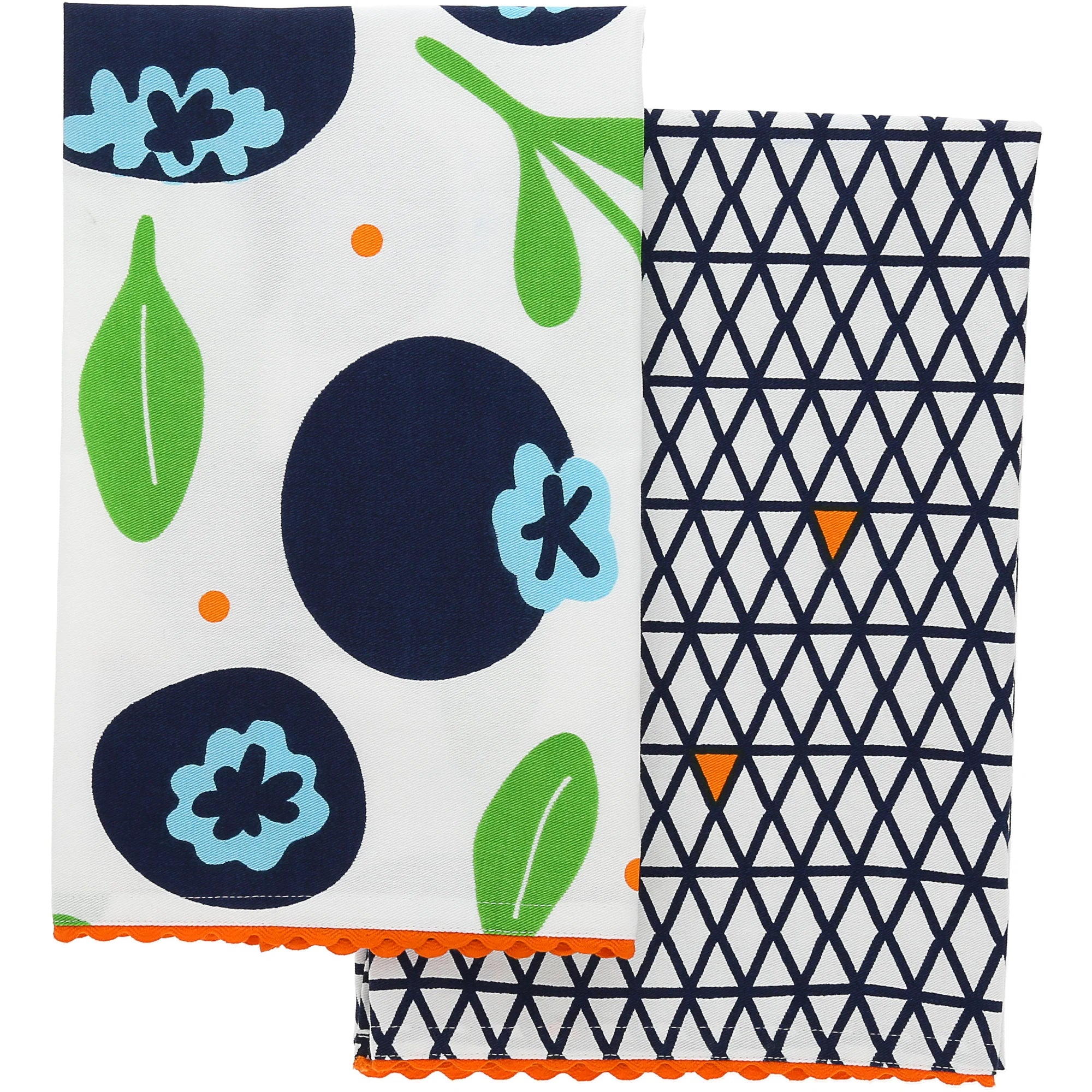 Fruit-Themed Tea Towel Gift Set - Blueberries
