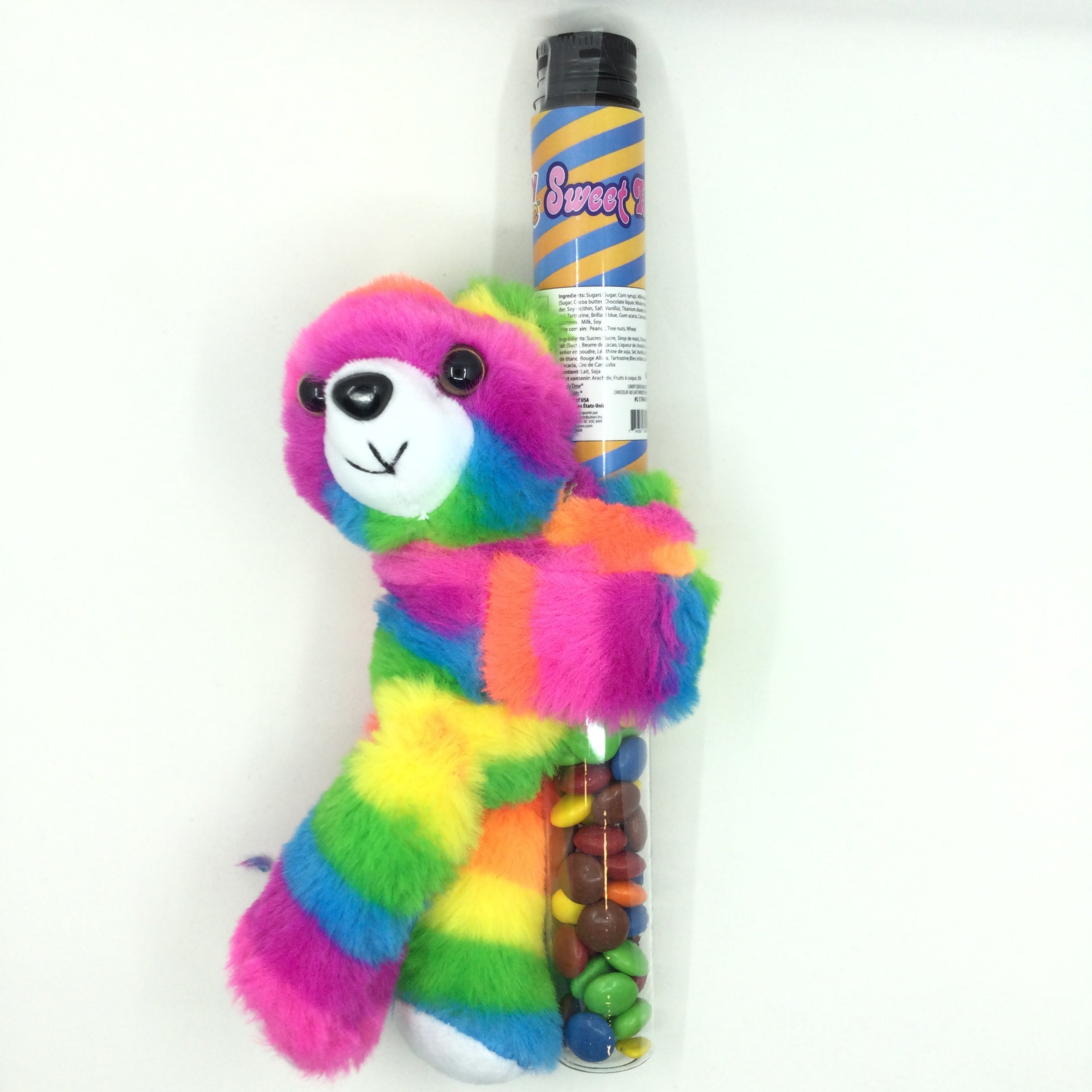 Sweet Hits Candy Tube - Rainbow Bear