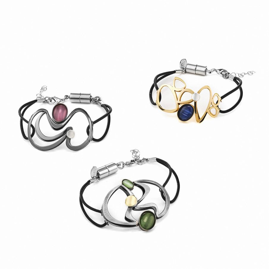 Leather Bracelet by Christophe Poly