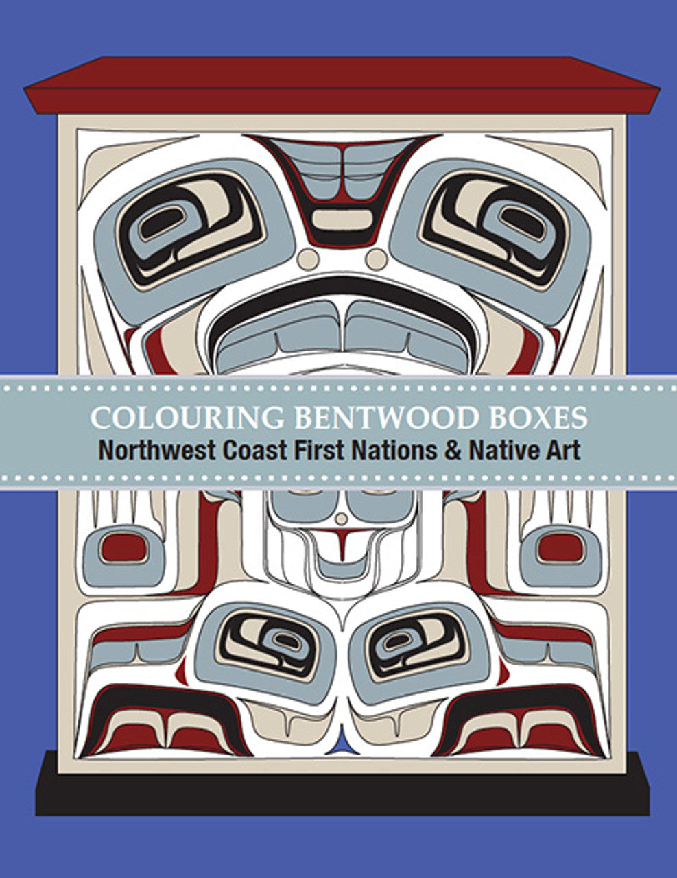 Native Northwest Colouring Book - Colour & Draw - Colouring Bentwood Boxes
