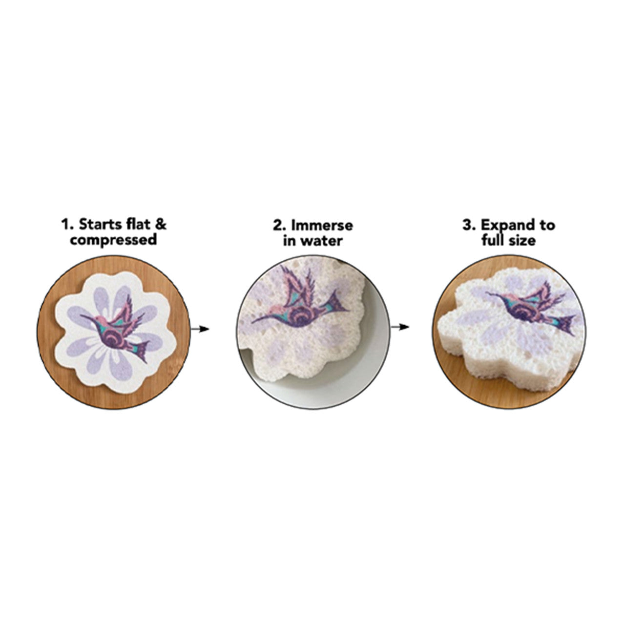 Eco Sponges - Directions