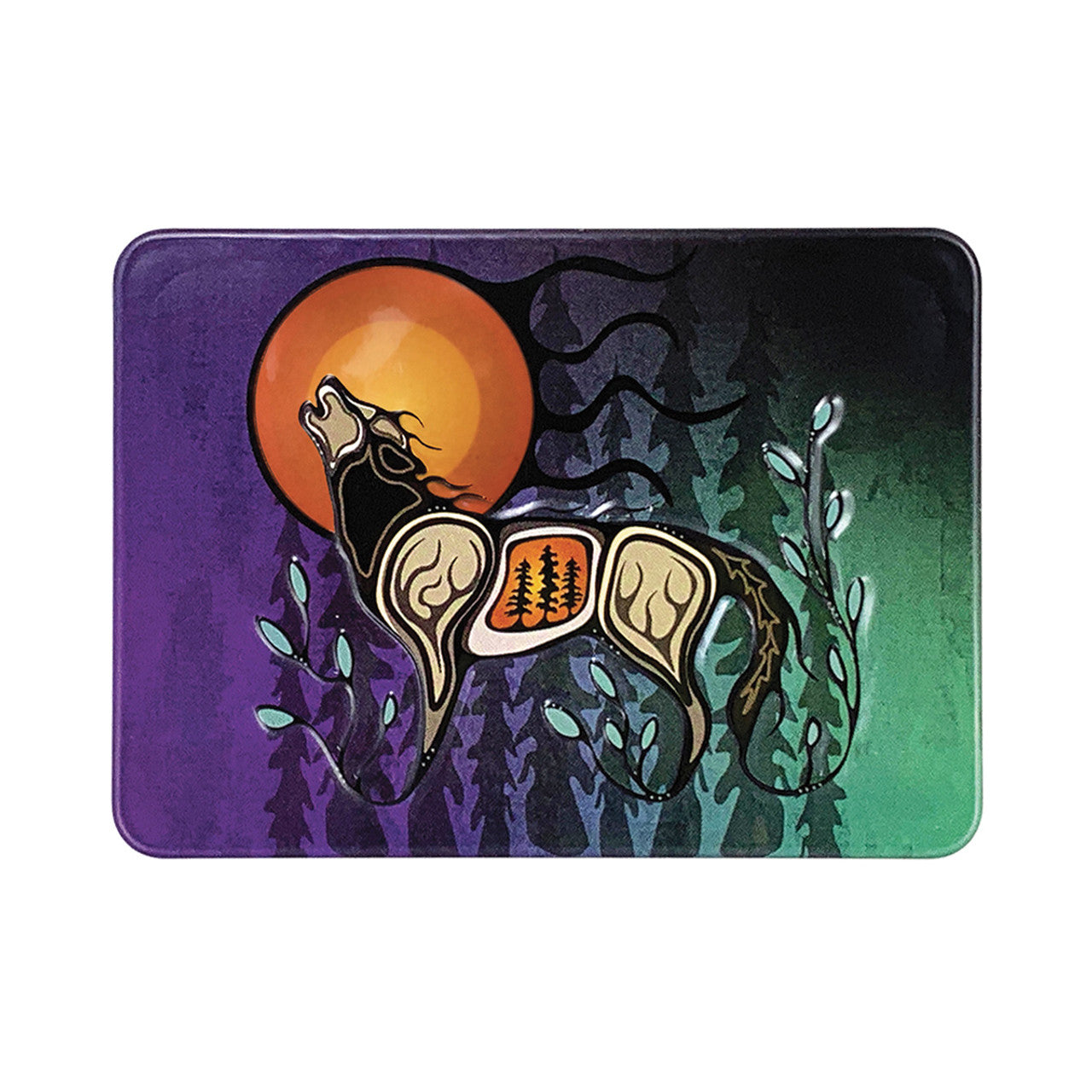 Native Northwest Embossed Metal Magnet