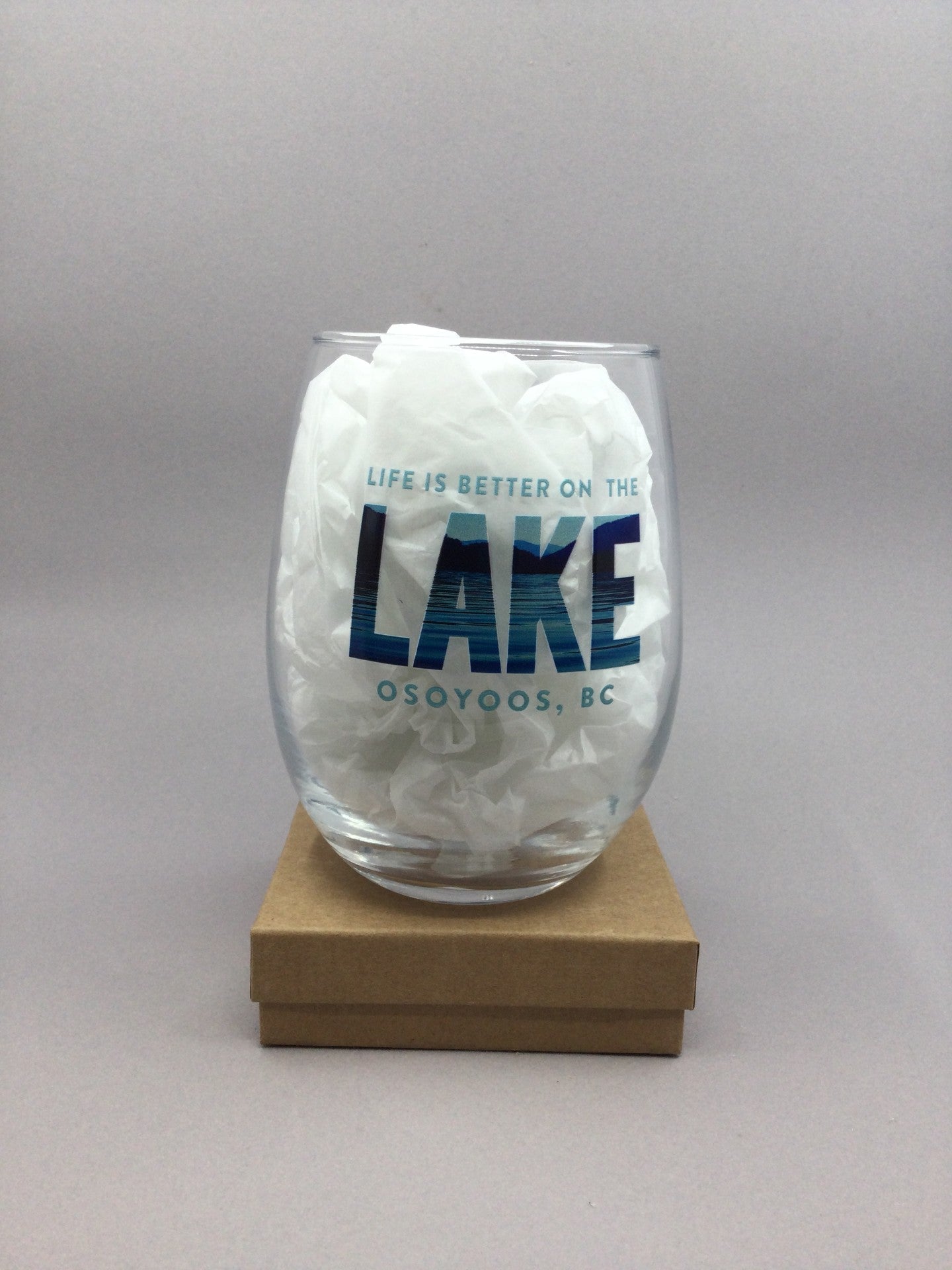 Osoyoos Stemless Wineglass