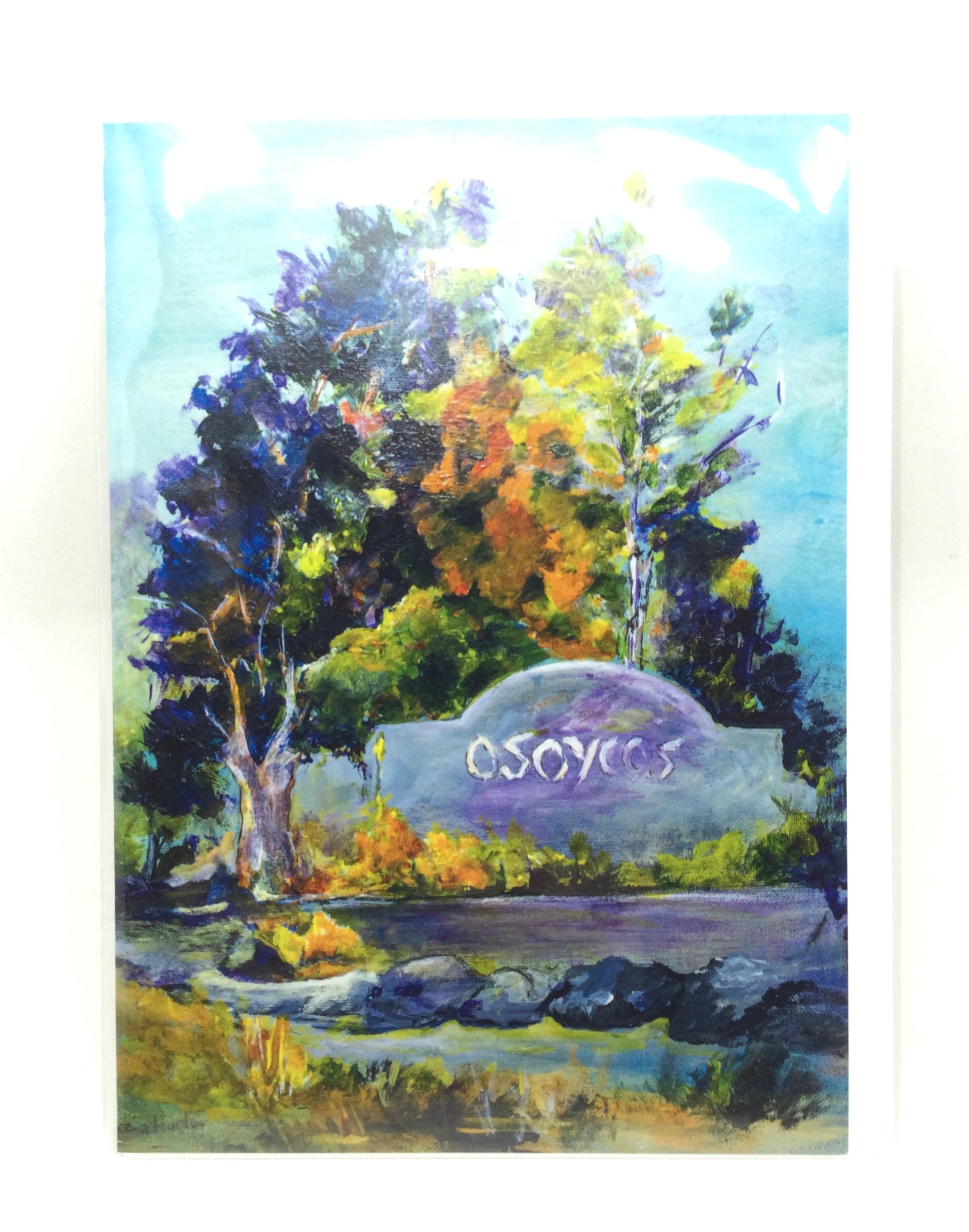 Osoyoos Art Card by Marcia Hurley - Welcome Home Osoyoos #1