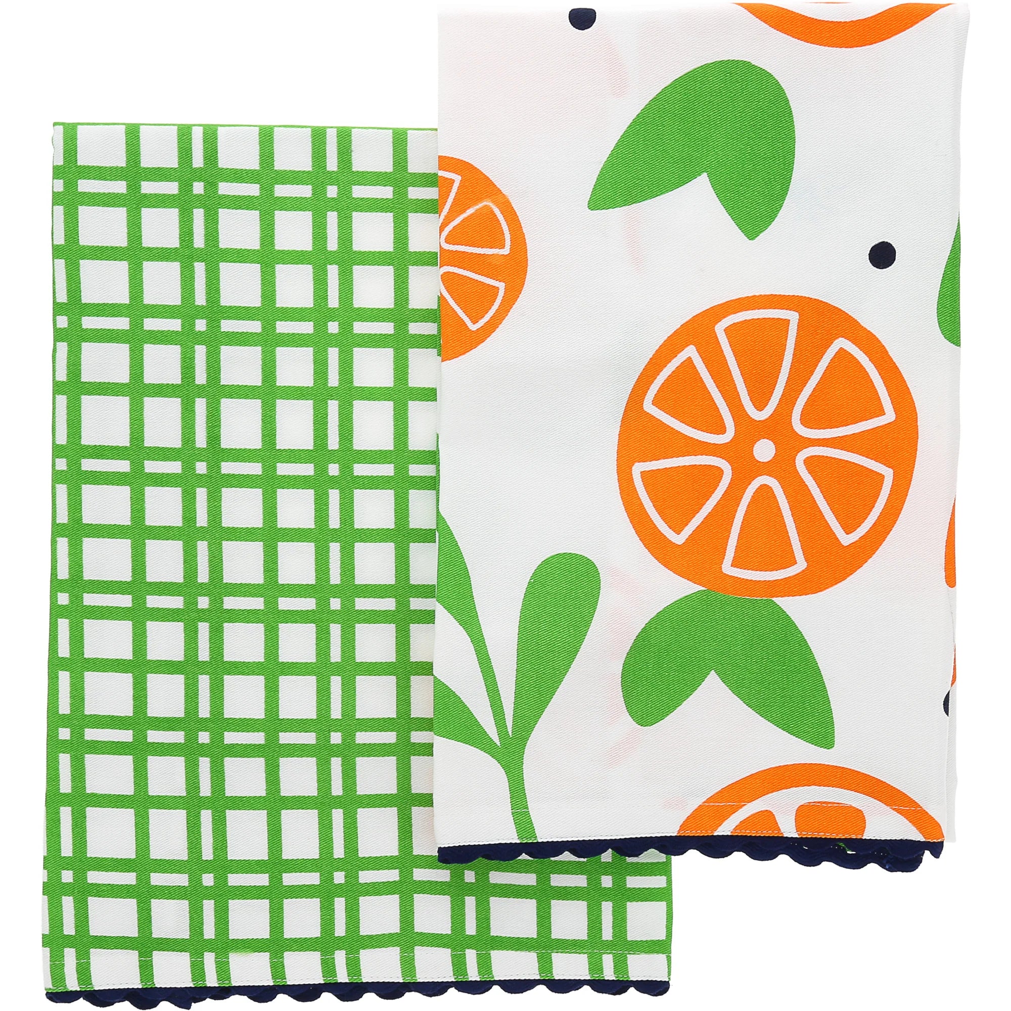 Fruit-Themed Tea Towel Gift Set - Oranges