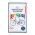 Rainbow Chain Reflective Bike Stickers