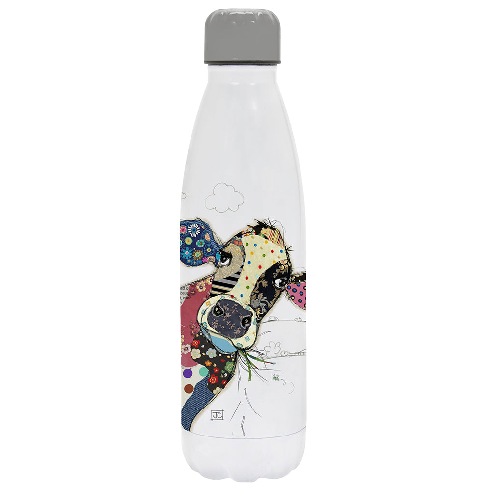 Bug Art Stainless Steel Water Bottle - Cow
