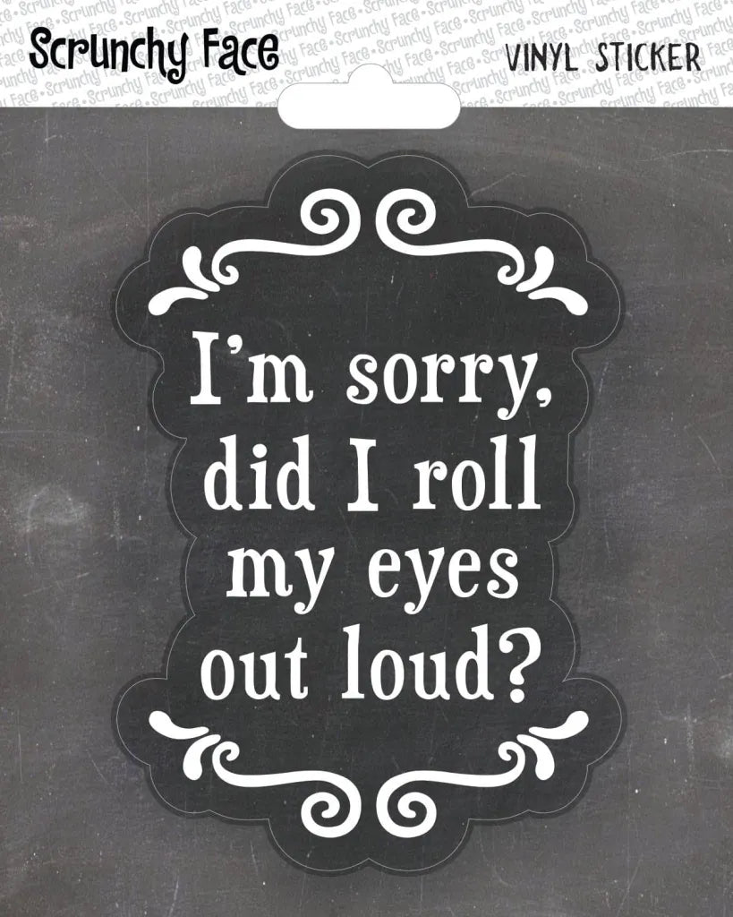 Scrunchy Face Stickers