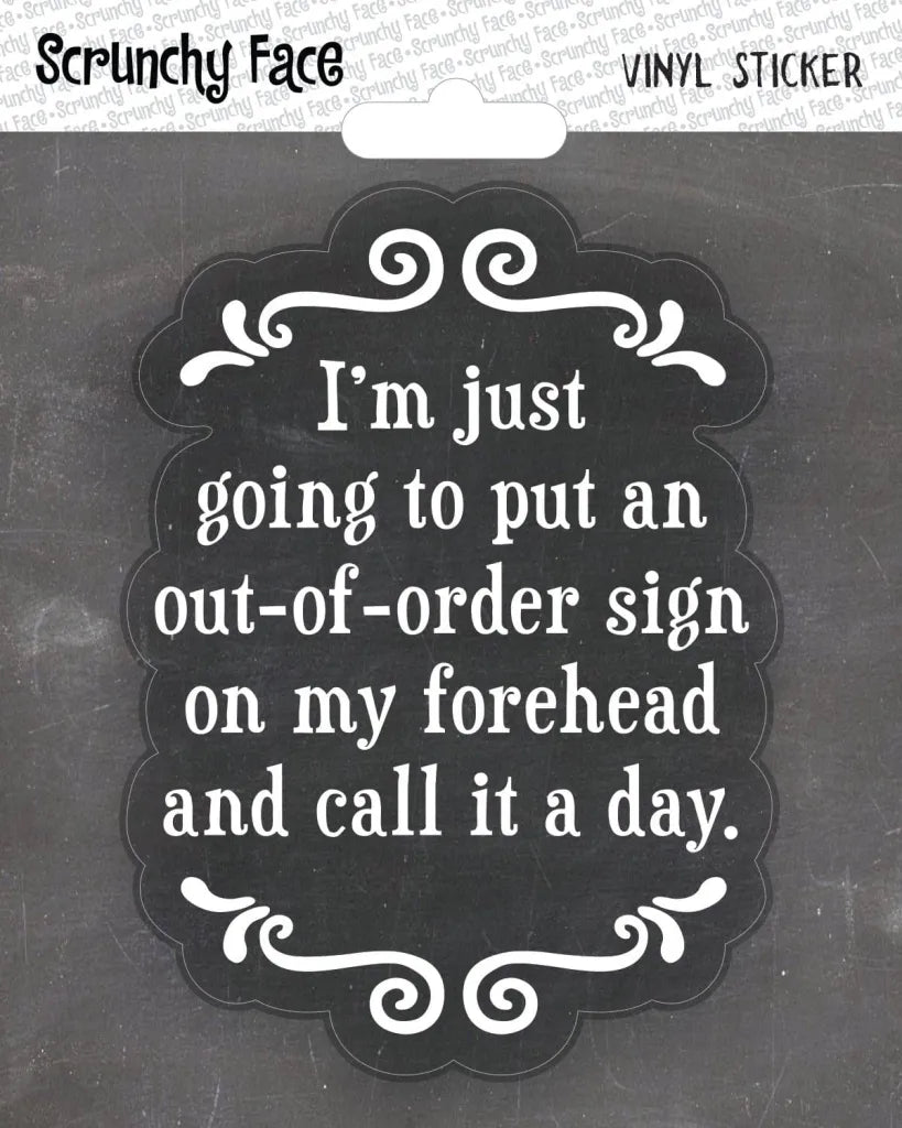 Scrunchy Face Stickers