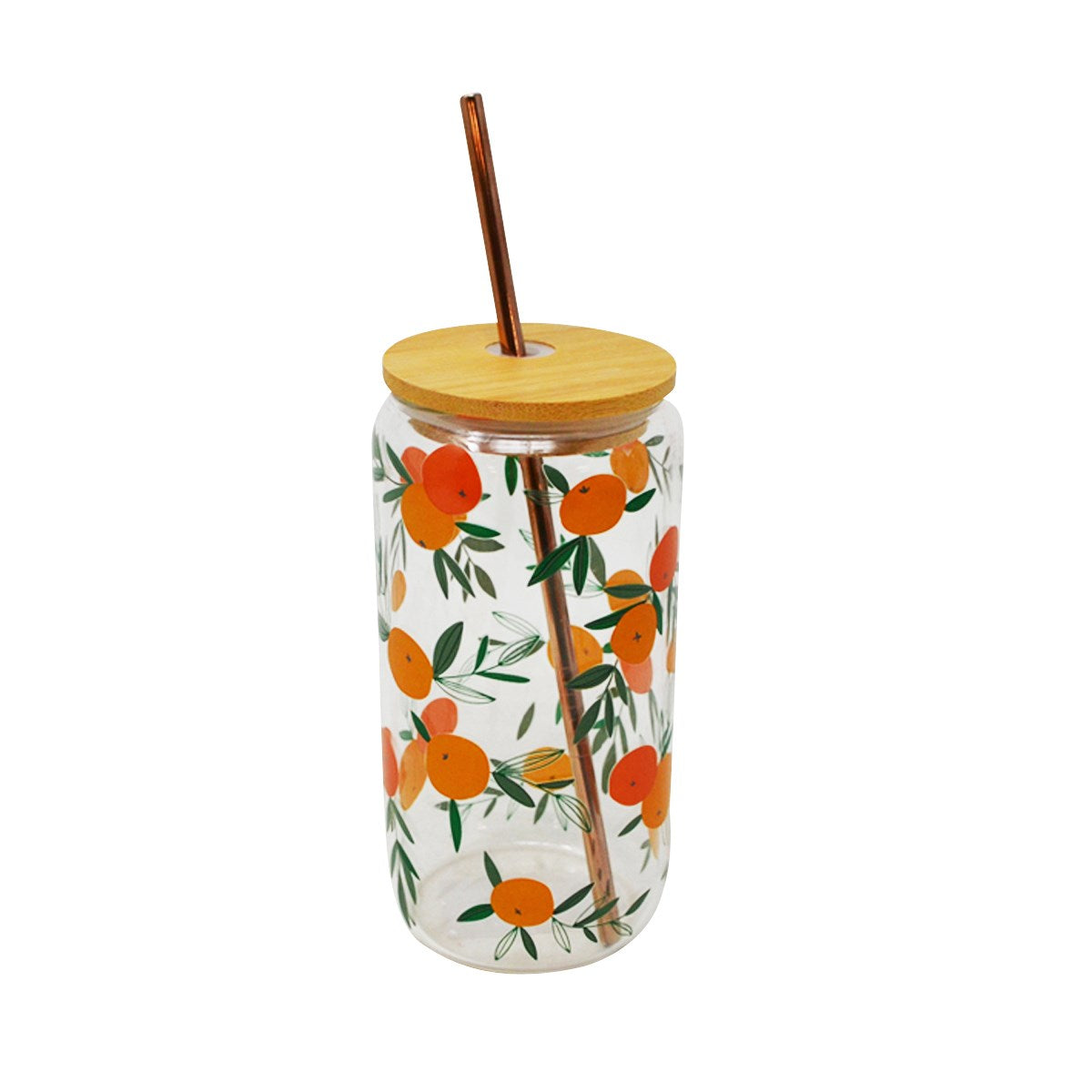 Tumbler with Lid & Straw - Oranges