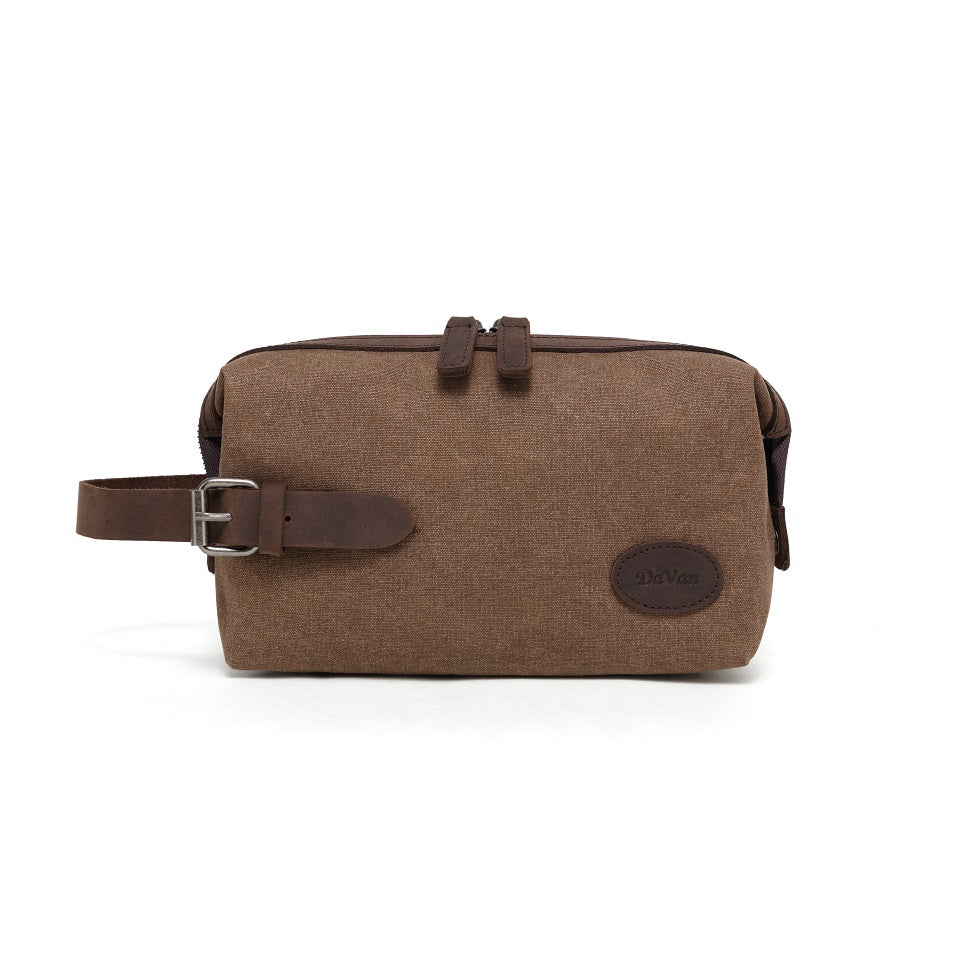 DaVan Toiletry Bag - Brown