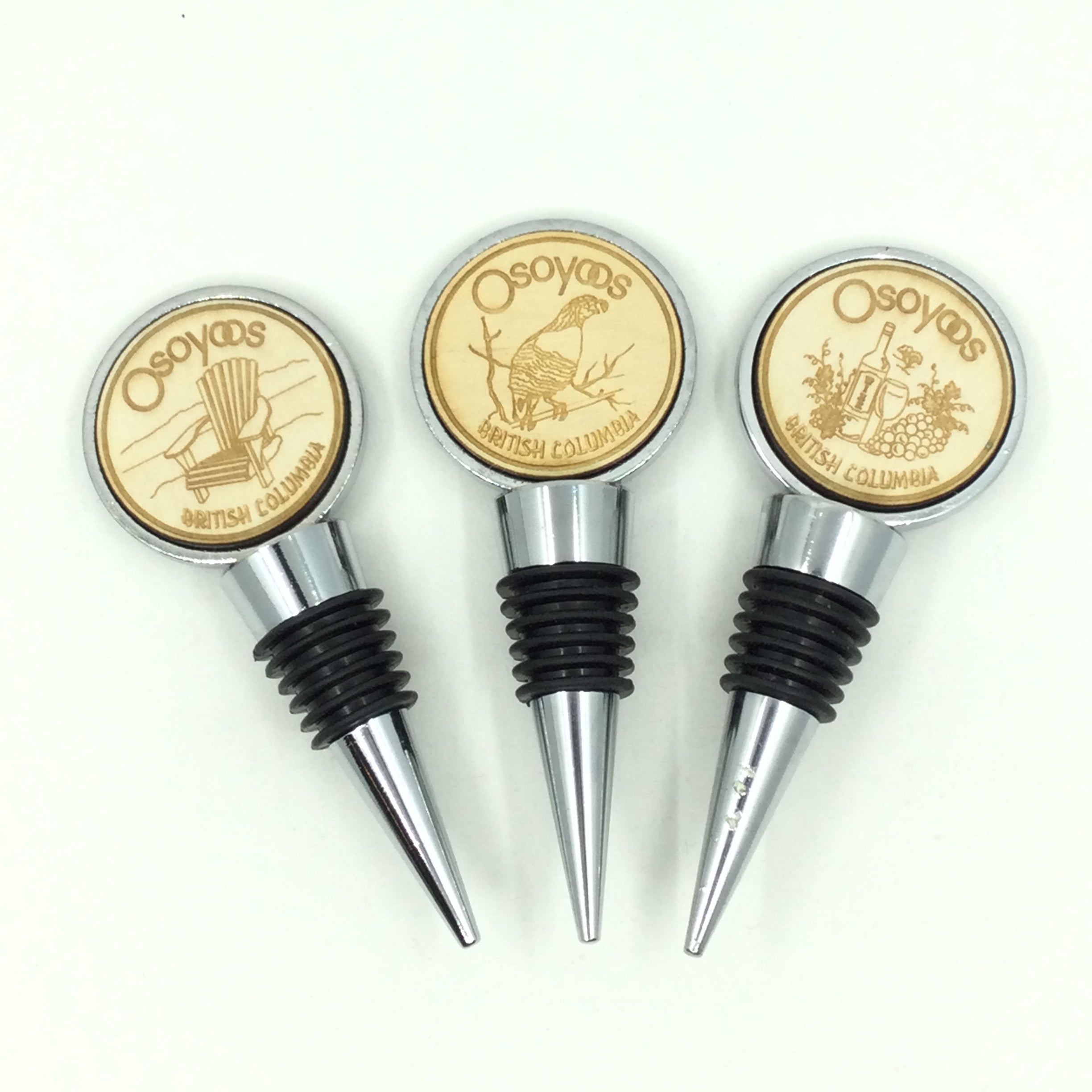 Osoyoos Wooden Wine Stopper - All Variants