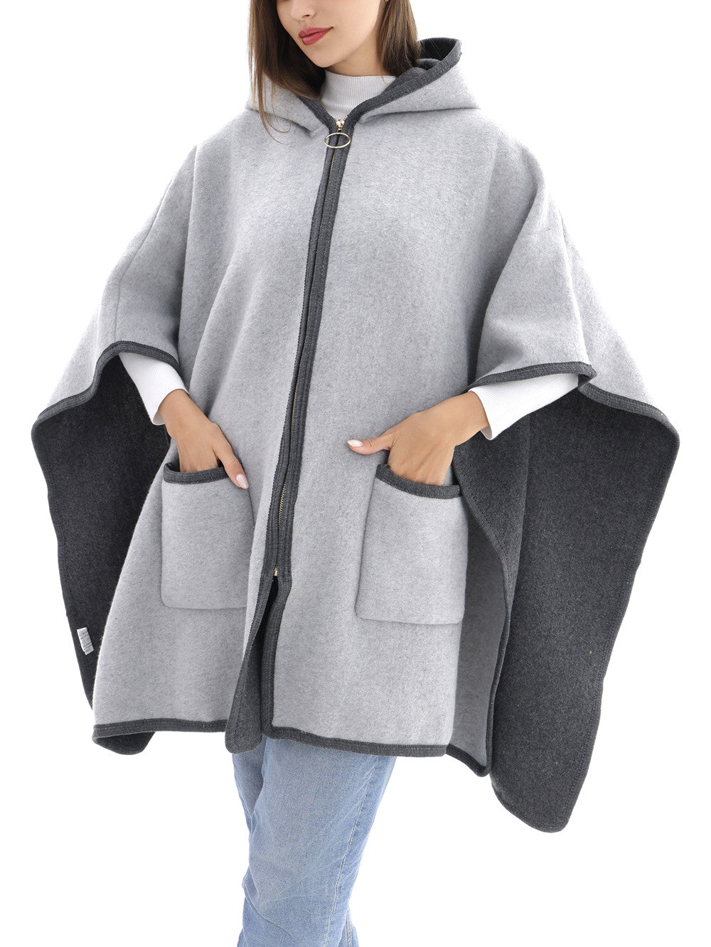 Zippered Poncho