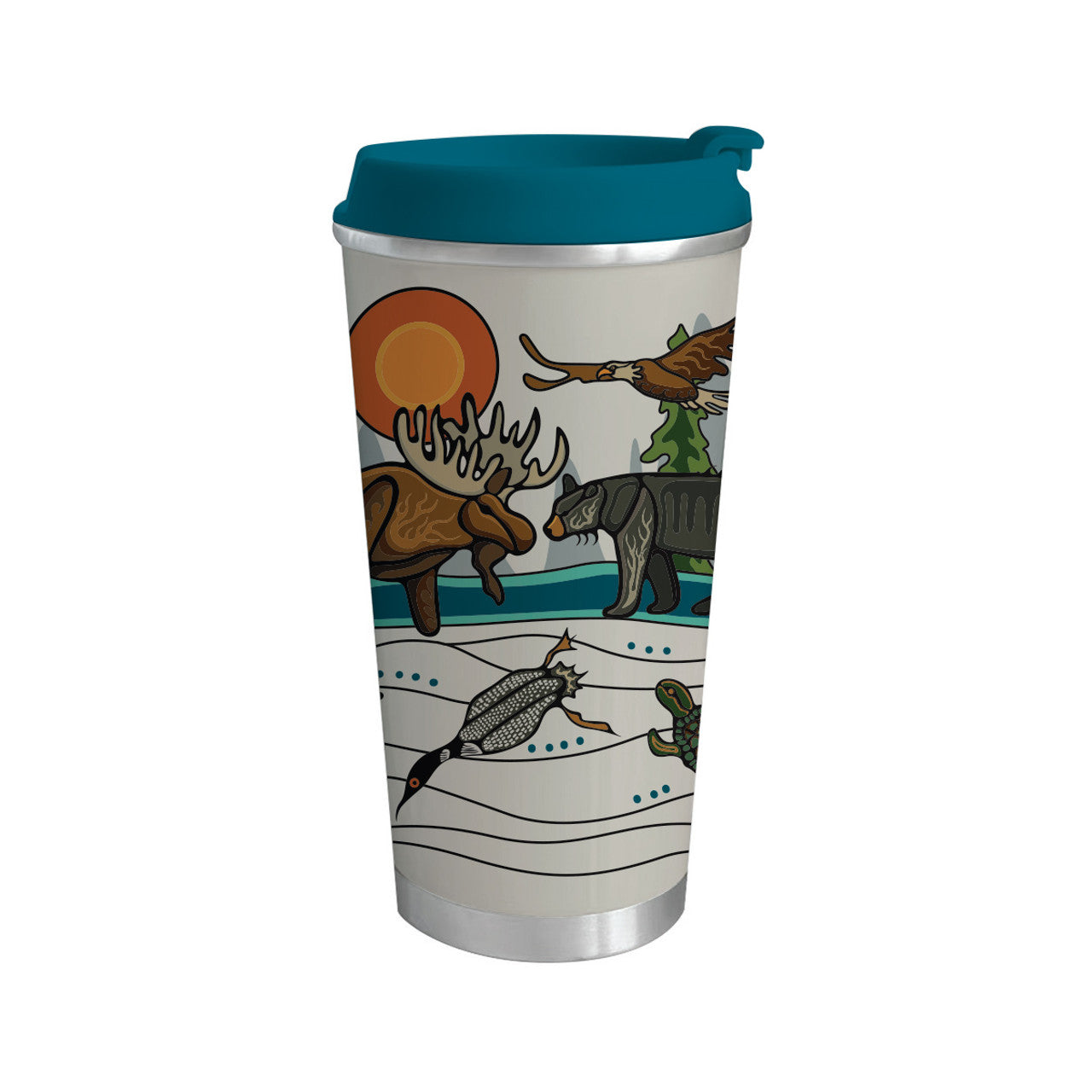 Native Northwest Art Travel Mug