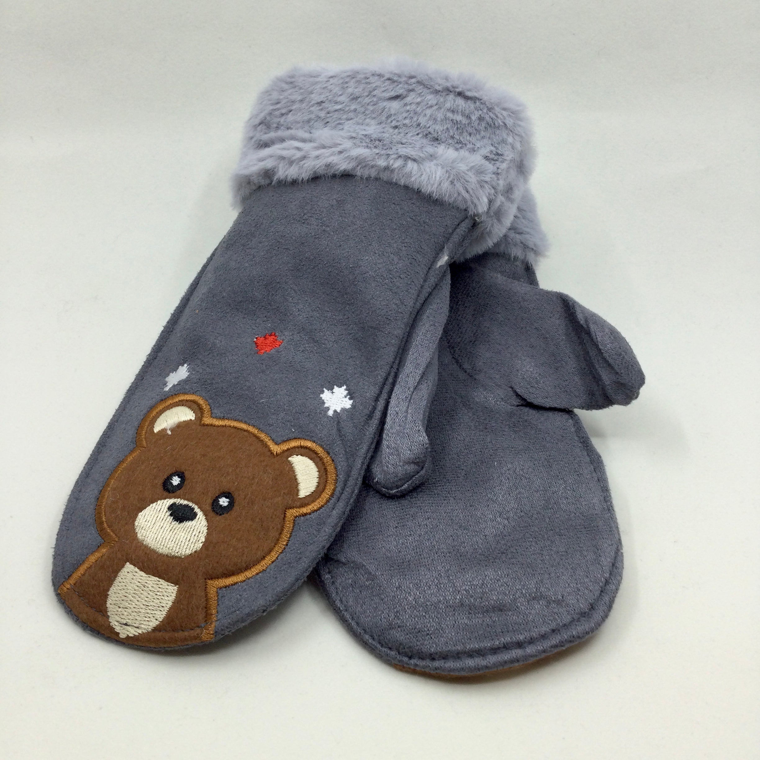 CanEHdian Kids Mittens - Bear