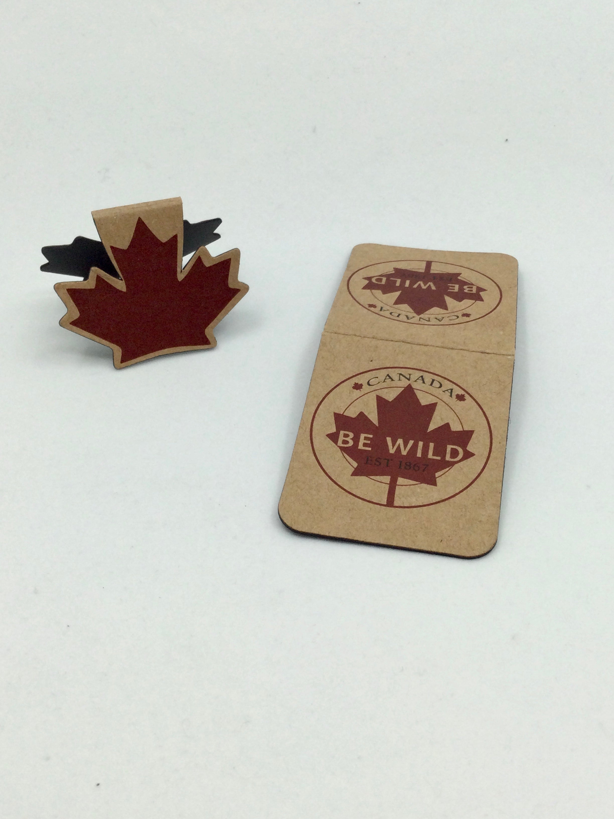 Canadian Magnetic Bookmark - Be Wild