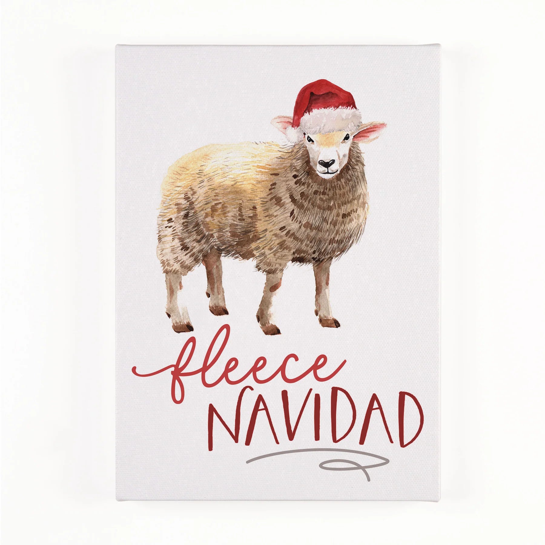 Small Canvas Print - Fleece Navidad