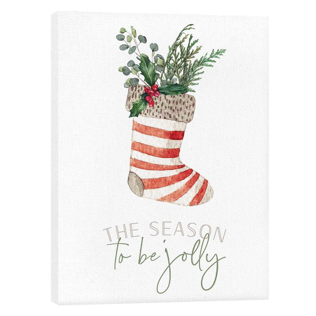 Small Canvas Print - The Season To Be Jolly