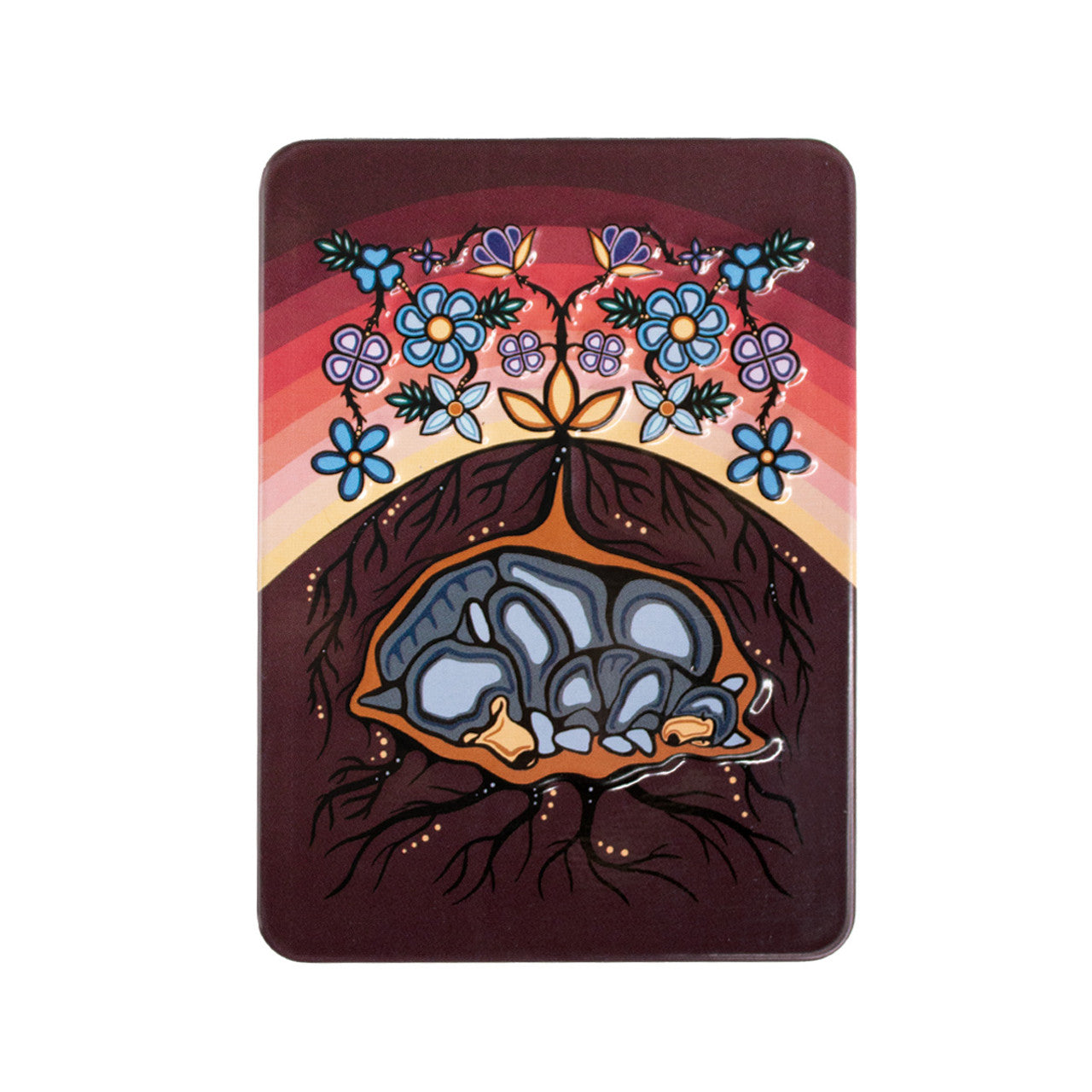 Native Northwest Embossed Metal Magnet