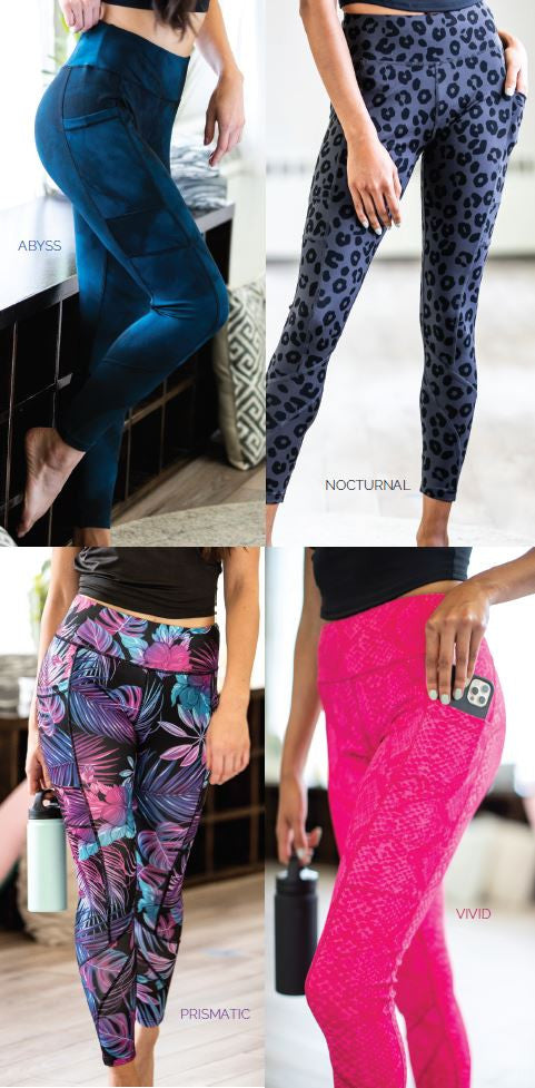 Fitkicks Crossovers Active Lifestyle Leggings - All Variants