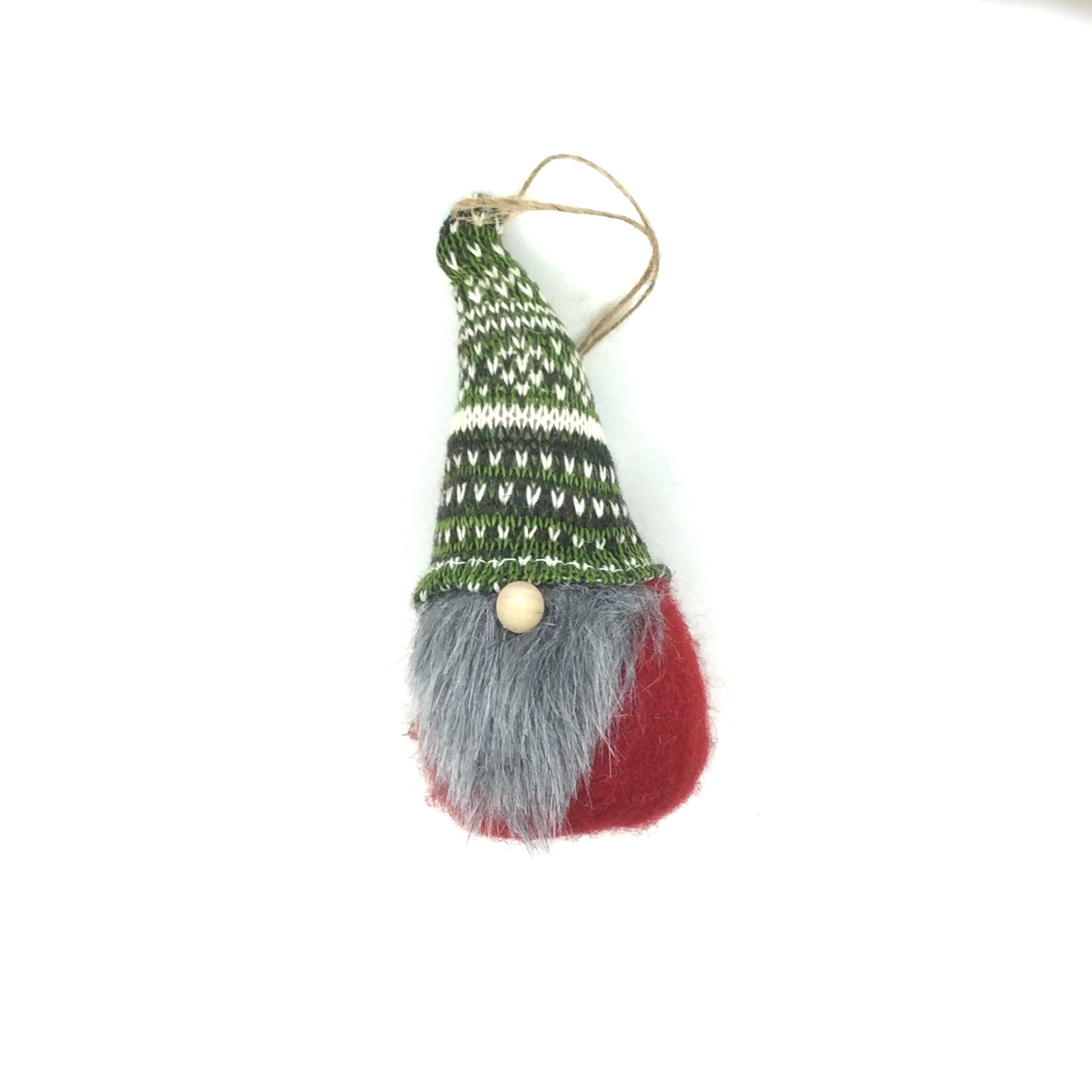 Gnome Ornament - Green Hat
