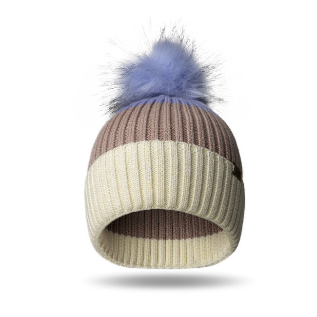 Kids Pom Hat - Steel Blue