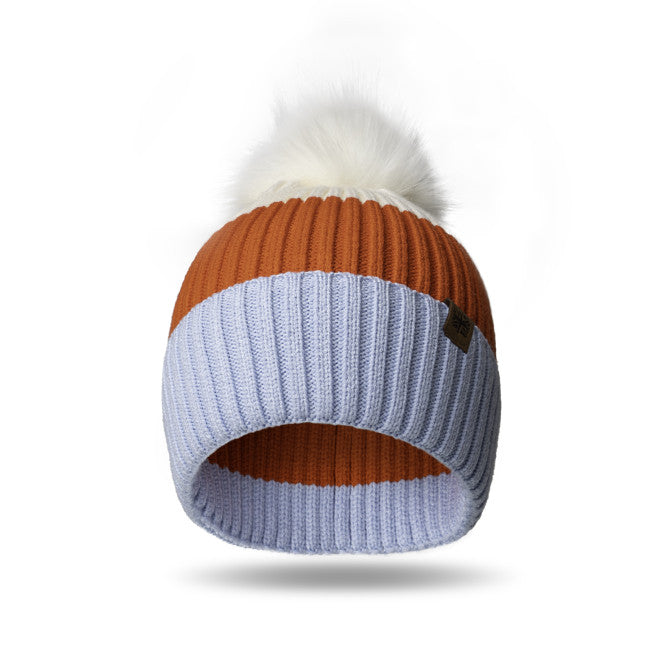 Kids Pom Hat - Light Blue