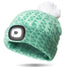 Night Owl Kids' LED Beanie - Green