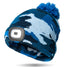 Night Owl Kids' LED Beanie - Blue Camo