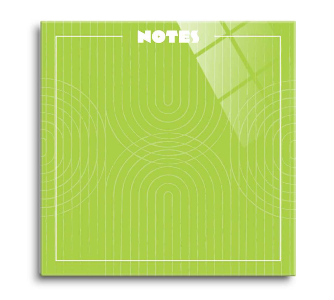 Dry Erase Note Board - Neon Green