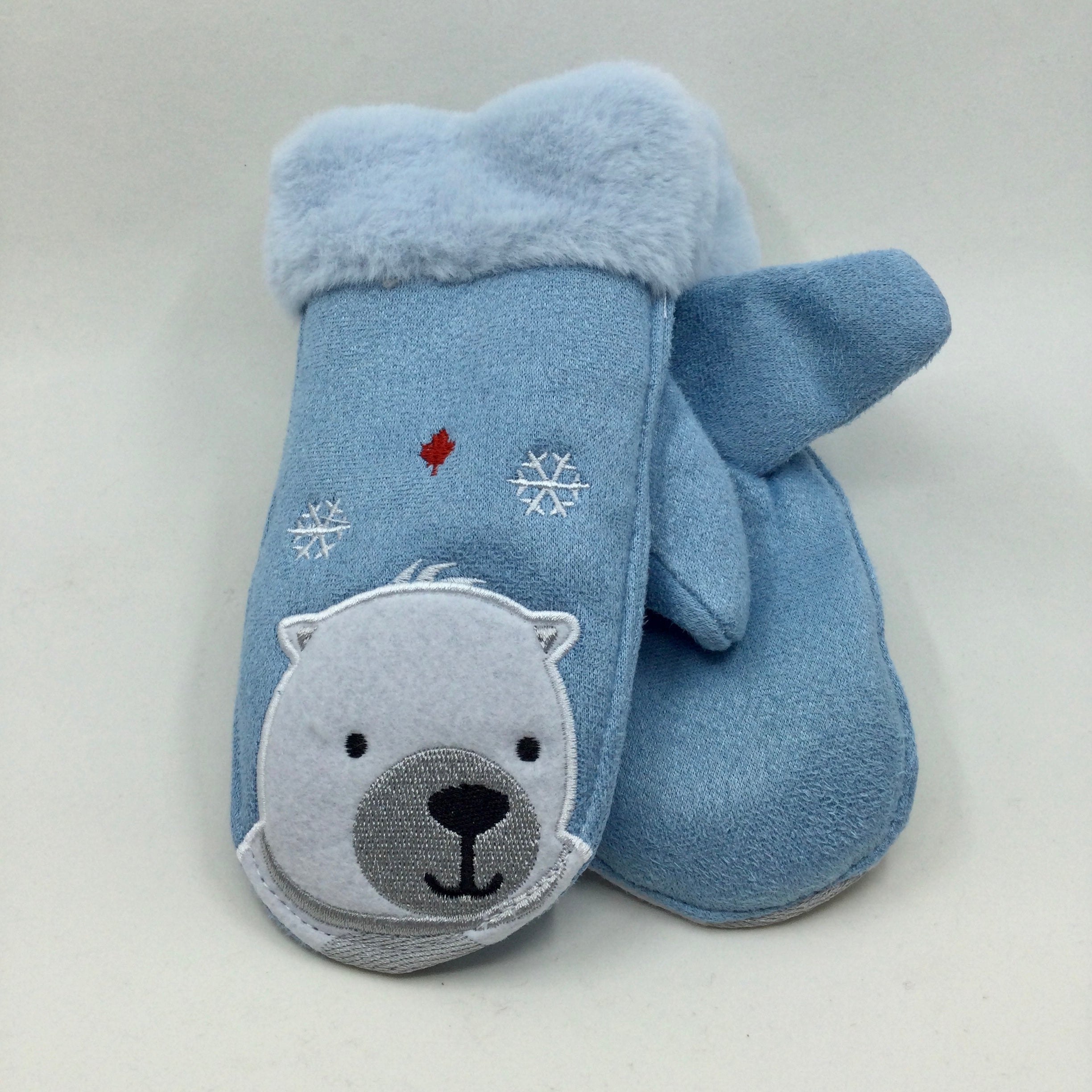 CanEHdian Kids Mittens - Polar Bear