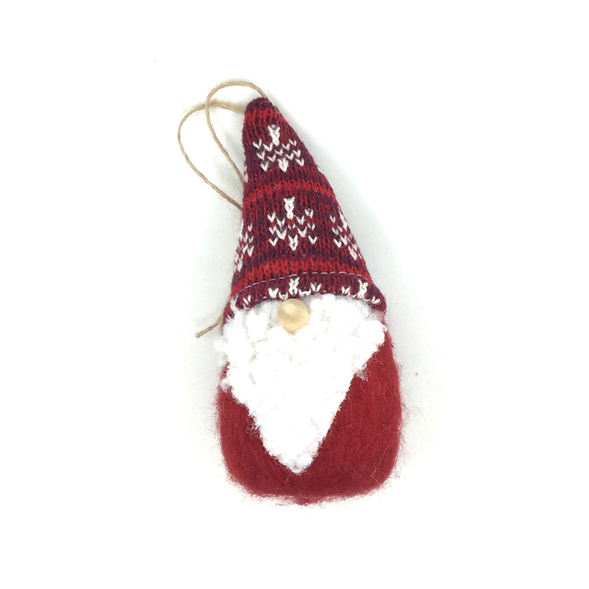 Gnome Ornament - Red Hat