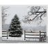 LED Canvas Print - Branch/Fir