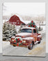 LED Canvas Print - Truck/Farm