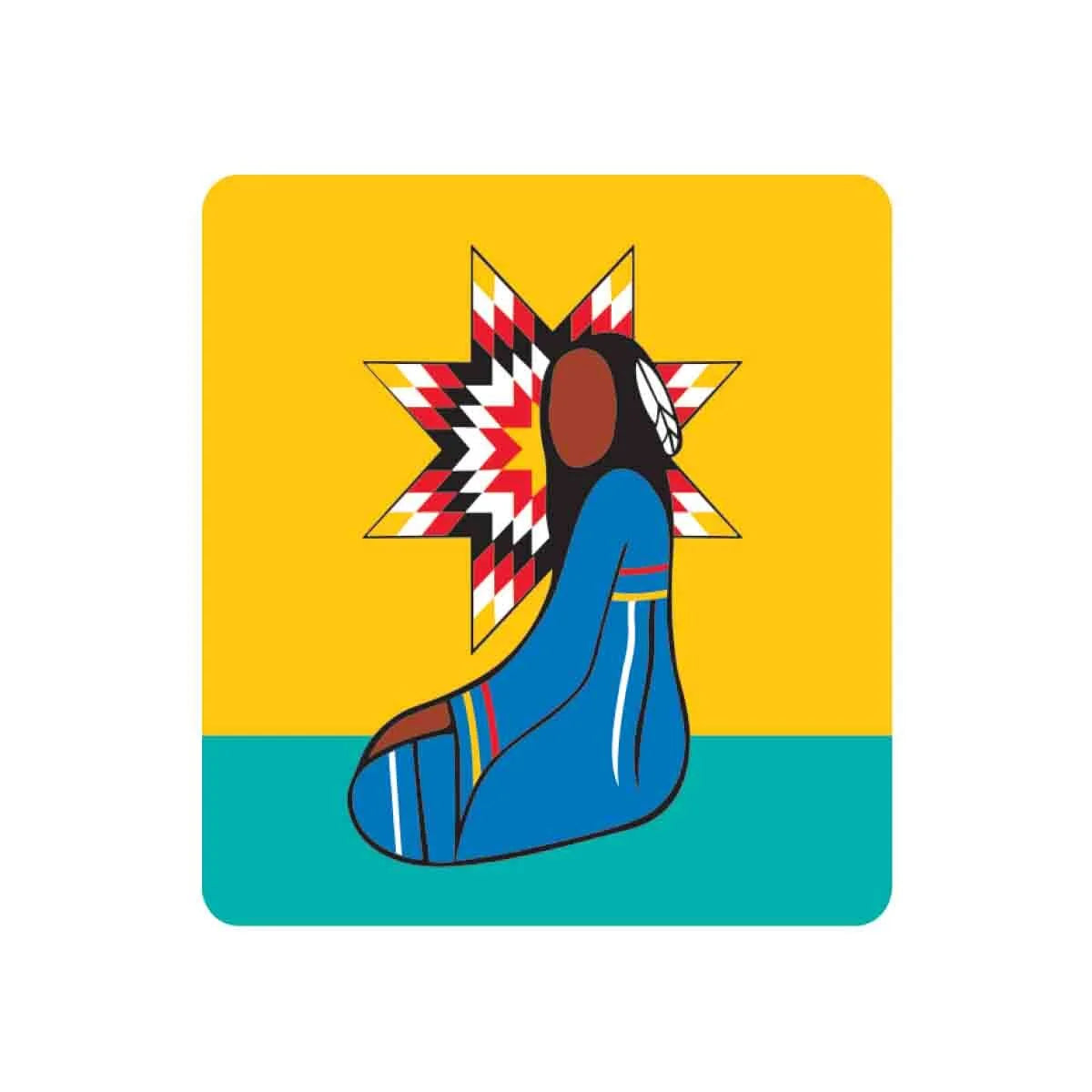 Cork-Backed Coaster - Her Ribbon Dress