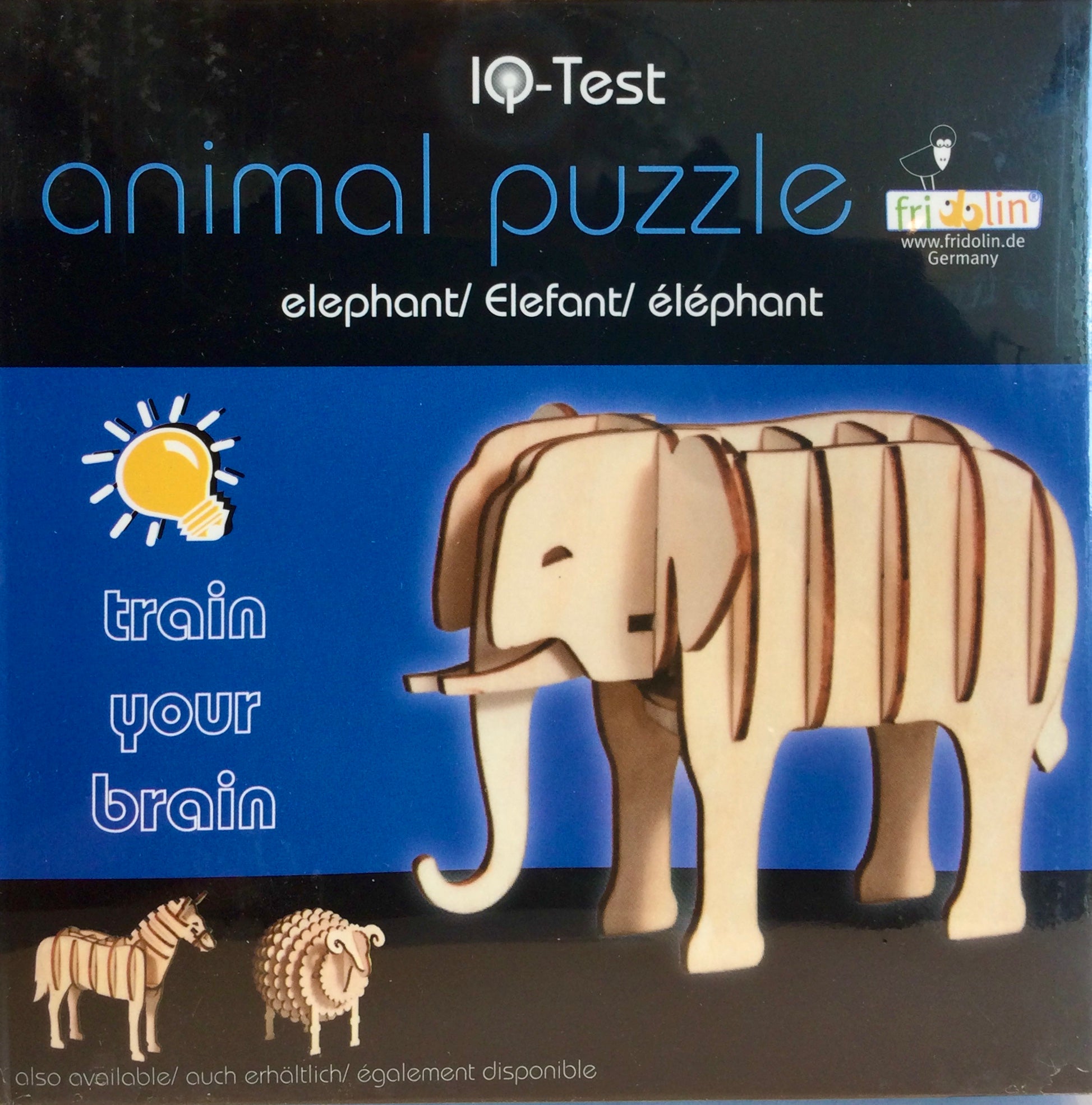 3D Wooden Elephant Puzzle