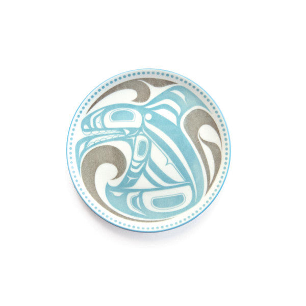 Native Northwest Porcelain Art Plate - Killer Whale