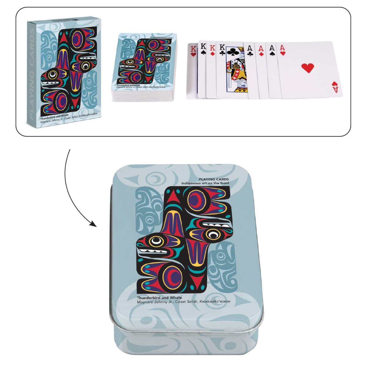 Native Northwest Playing Cards - Thunderbird & Whale