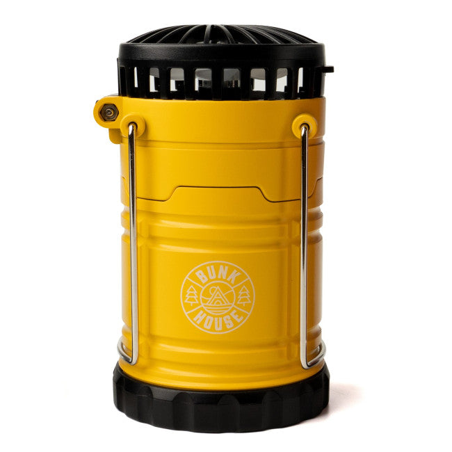 Rechargeable Lantern & Fan - Yellow