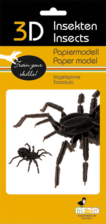 3D Tarantula Paper Model Kit