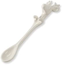 Seasonal Hanging Spoon - White Head Reindeer