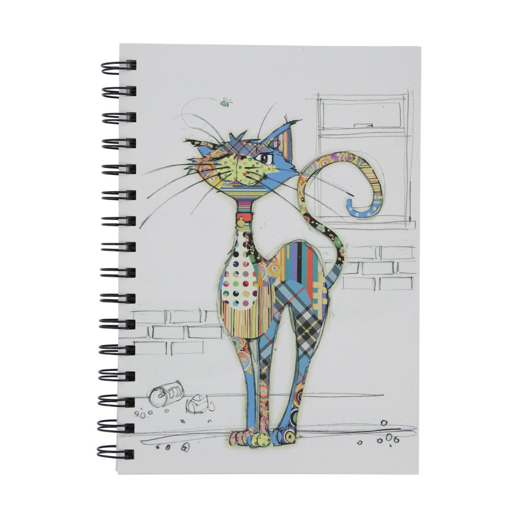 Bug Art Spiral Notebook - Cat