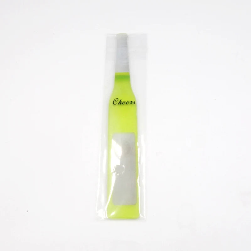 Bottle Shape Nail File - Green Yellow