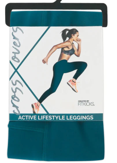 Fitkicks Athletic Leggings - Teal