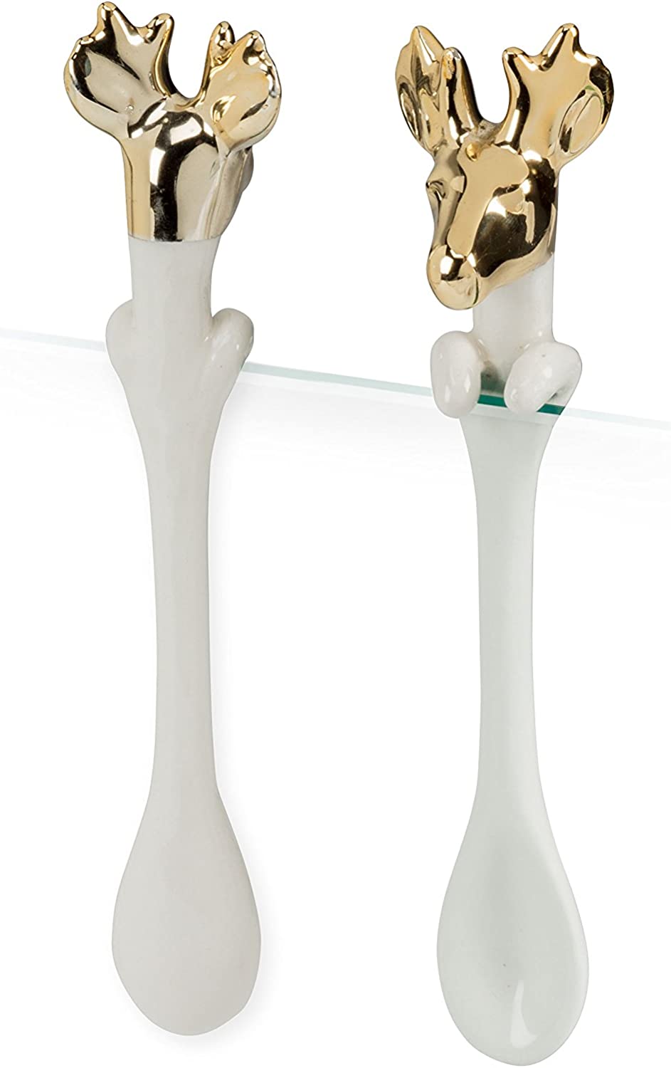 Seasonal Hanging Spoon - Gold Head Reindeer